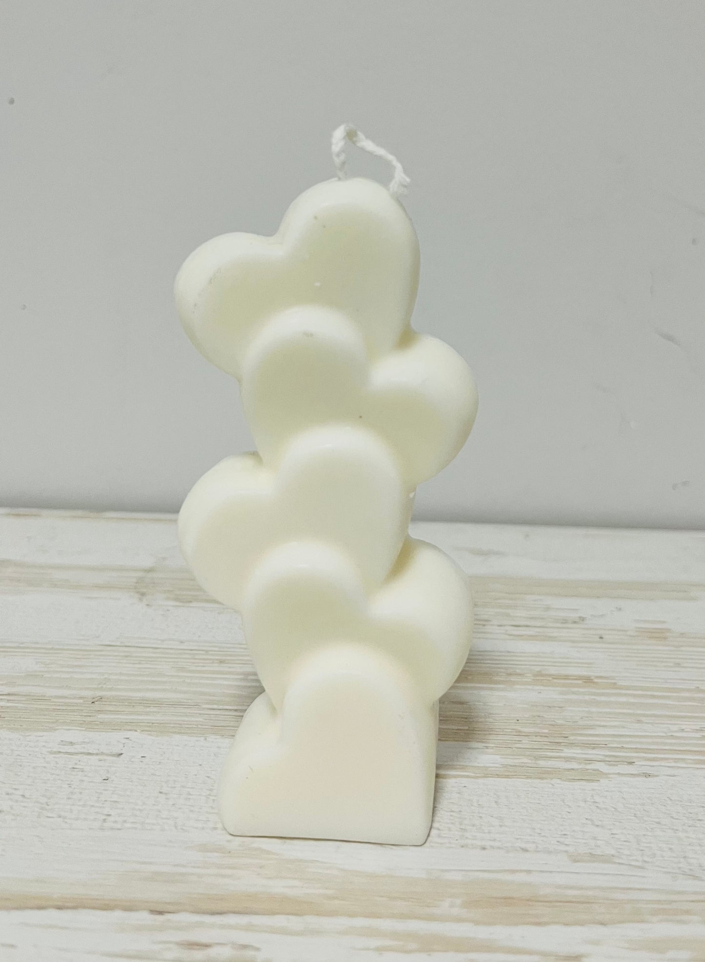 Vela corazones superpuestos